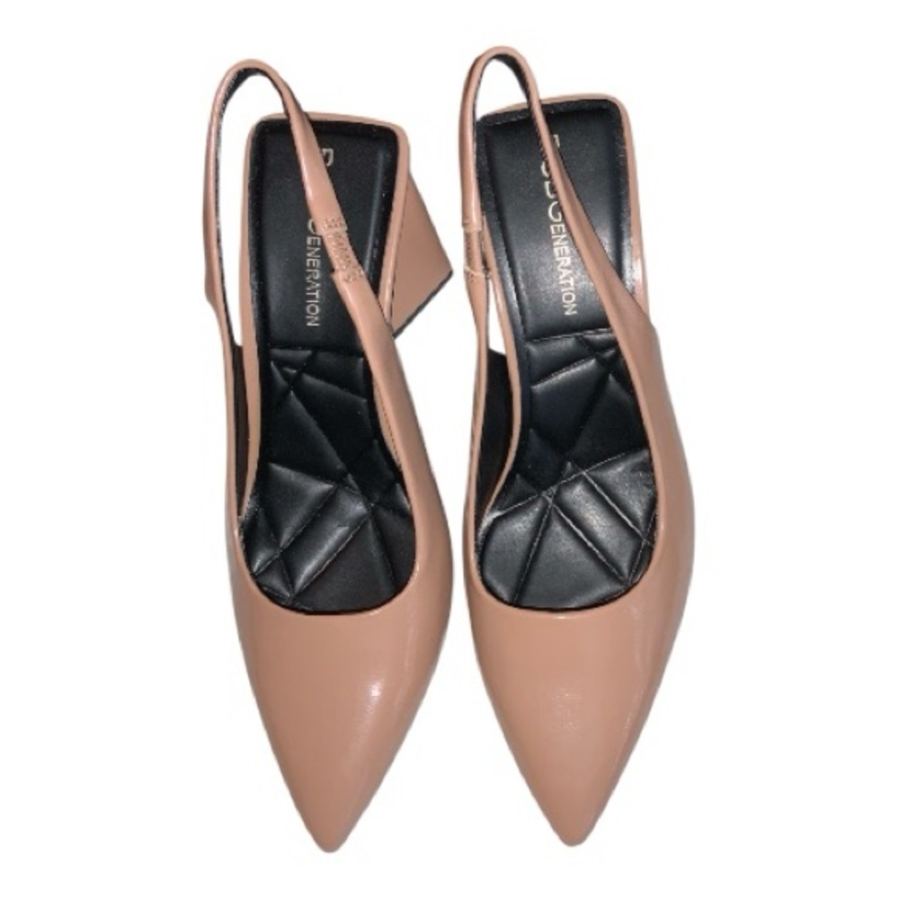 BCBGeneration Beige Slingback Heels - image 5